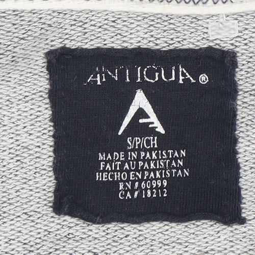 Antigua Men Grey Lace Up Hoodie Minnesota Timberwolves Size S Cotton