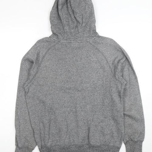 Ellesse Womens Grey Pullover Hoodie Size M Logo Graphic Sweatshirt