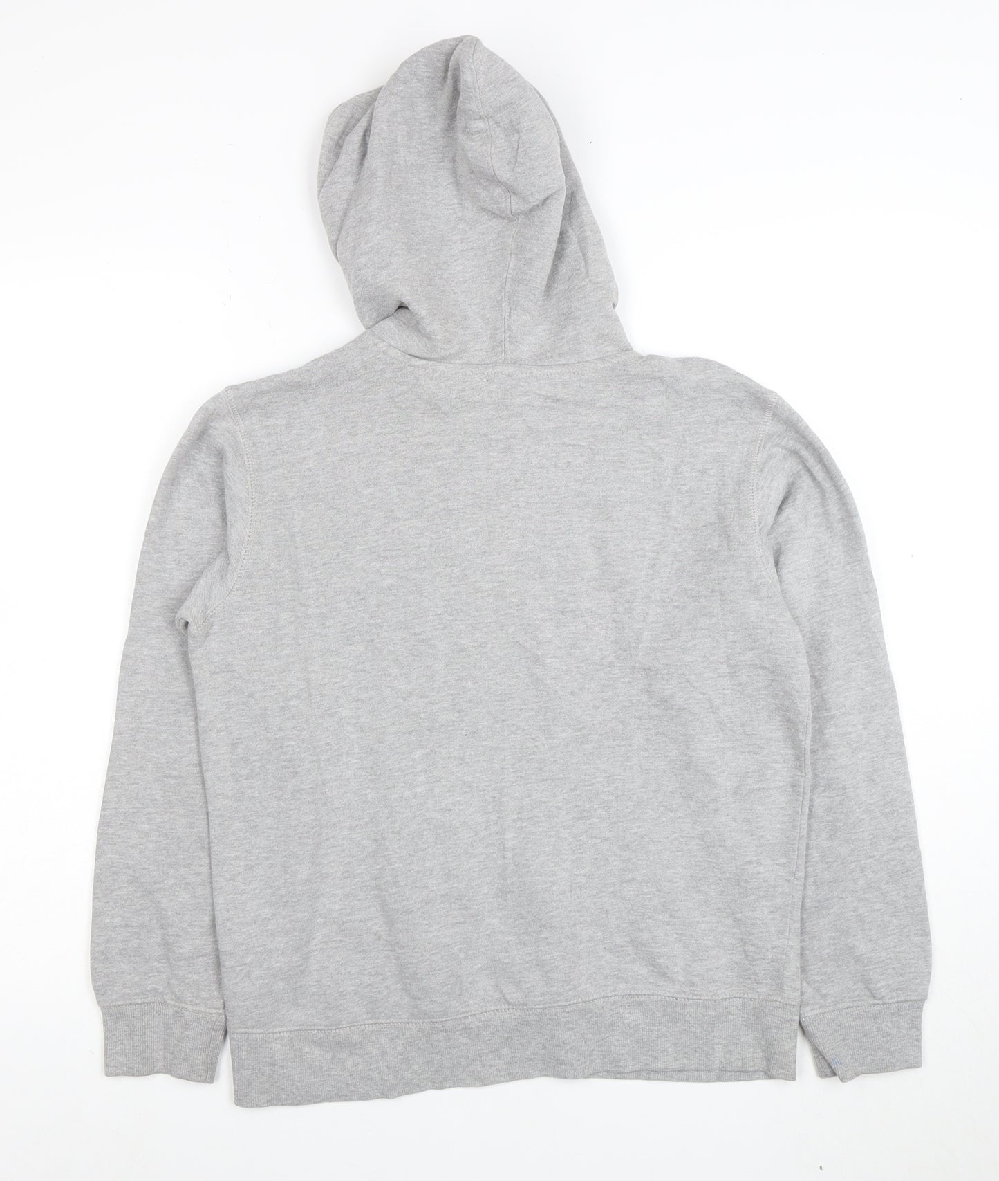 Champion Boys Grey Pullover Hoodie Size 7 Cotton Blend Logo Sweatshirt