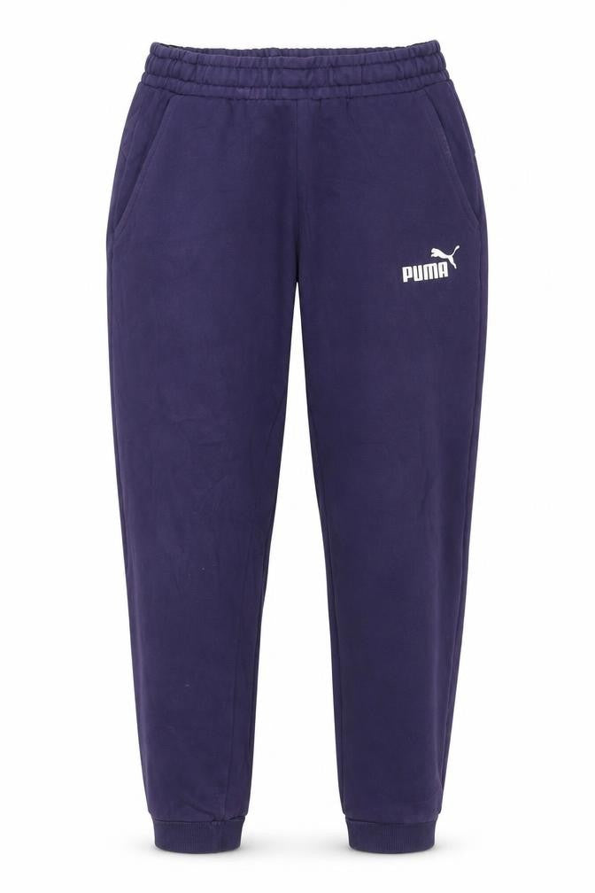 Puma Women's Purple Jogger Trousers M Regular Fit Fleece