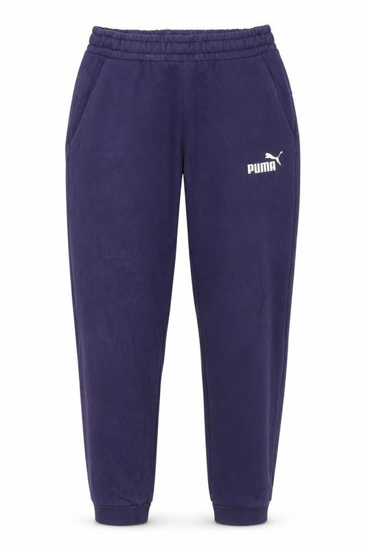 Puma Women's Purple Jogger Trousers M Regular Fit Fleece