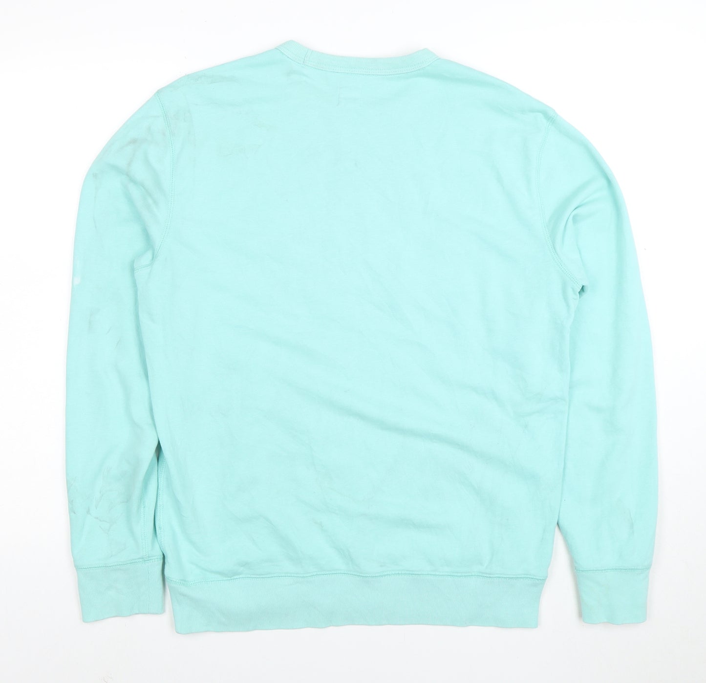 GAP Men's Blue Logo Crew Neck Sweatshirt Size S
