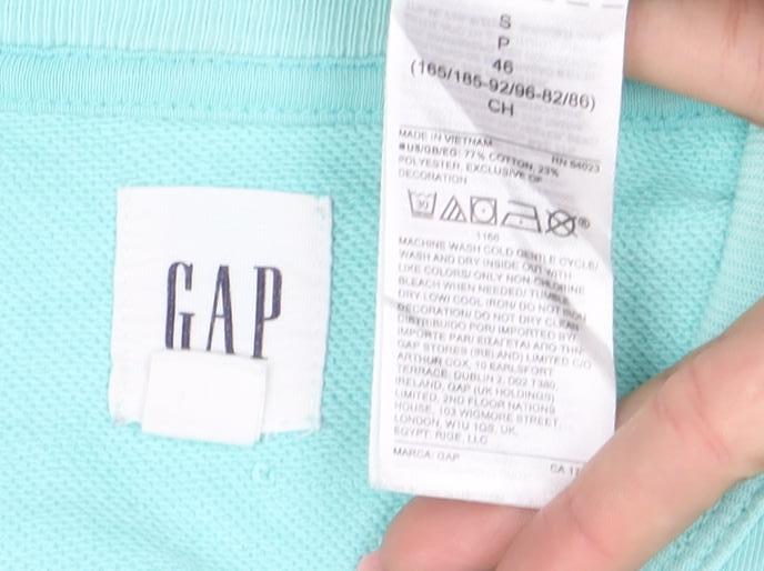 GAP Men's Blue Logo Crew Neck Sweatshirt Size S