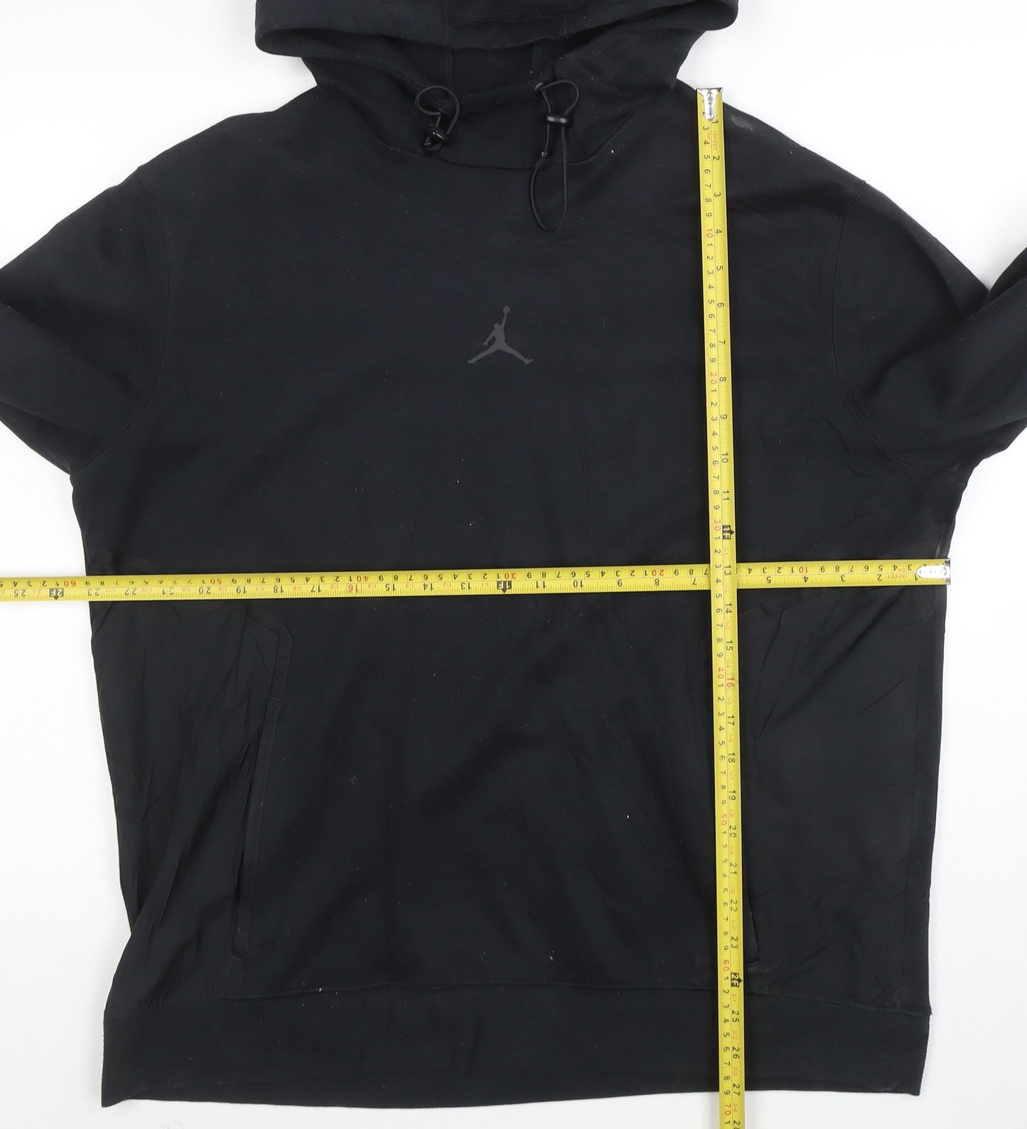 Jordan Men's Black Pullover Hoodie M Regular Fit Dri-Fit Sportswear