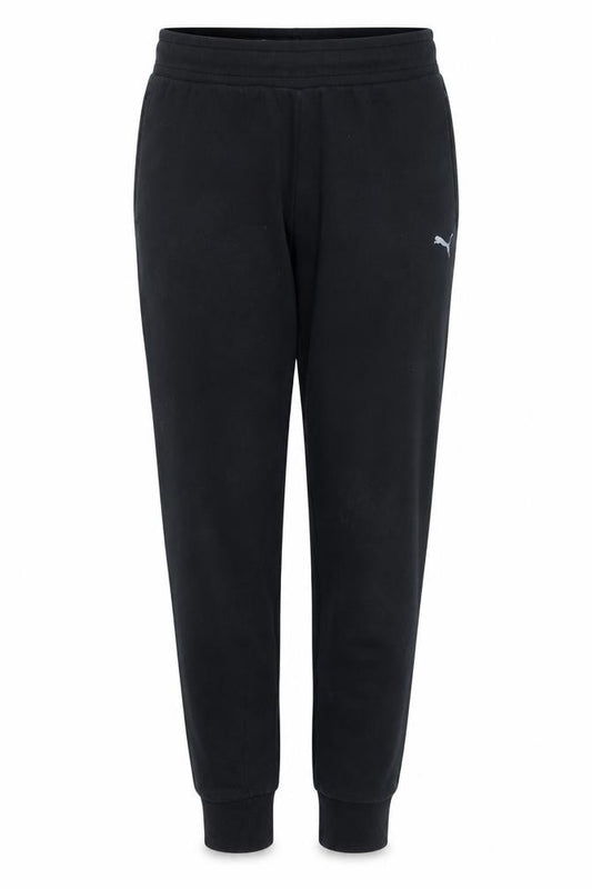 Puma Womens Black Jogger Trousers Size M Regular Fit