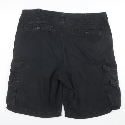 Lee Dungarees Men's Black Cargo Shorts Size 38 Regular Fit
