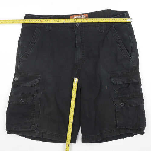 Lee Dungarees Men's Black Cargo Shorts Size 38 Regular Fit