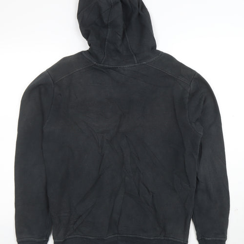 Ellesse Womens Black Pullover Hoodie Medium Cotton Blend Logo