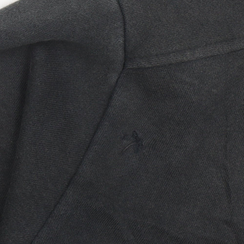 Ellesse Womens Black Pullover Hoodie Medium Cotton Blend Logo