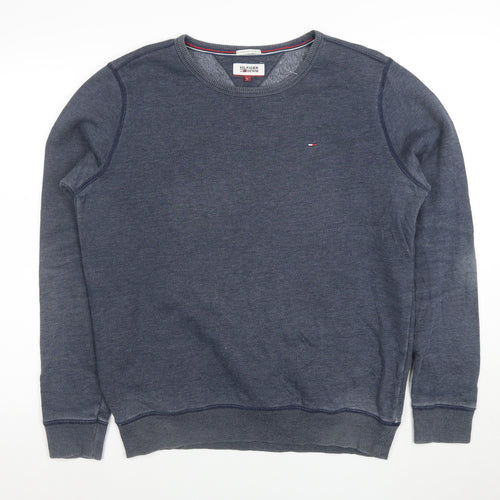 Tommy Hilfiger Denim Men's Blue Crew Neck Sweatshirt L