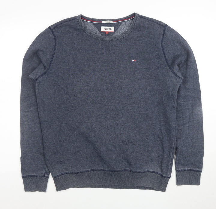 Tommy Hilfiger Denim Men's Blue Crew Neck Sweatshirt L
