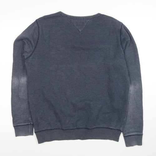 Tommy Hilfiger Denim Men's Blue Crew Neck Sweatshirt L