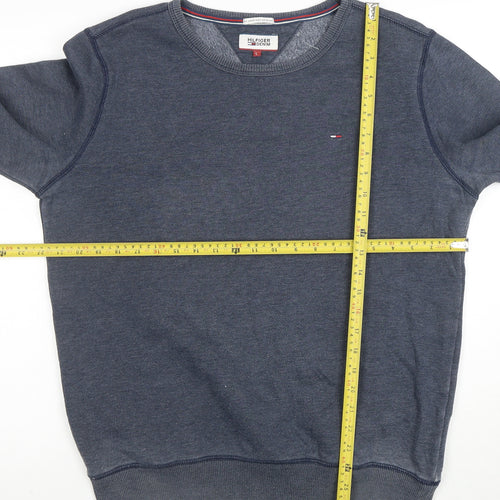 Tommy Hilfiger Denim Men's Blue Crew Neck Sweatshirt L