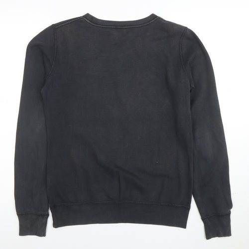 Nike Womens Black 'Just Do It' Pullover Sweatshirt Size S