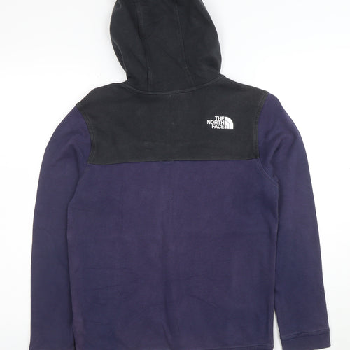 The North Face Boys Purple & Black 1/2 Zip Hoodie Size Large - L/14