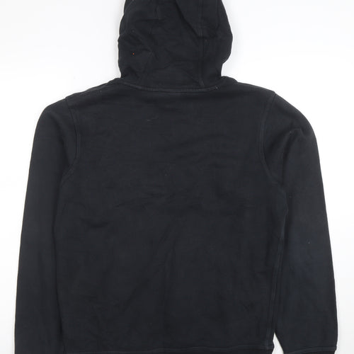 Nike Men's Black Pullover Hoodie S Regular Fit Graphic Logo