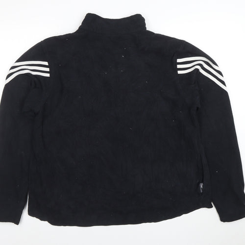 adidas Womens Black XL Full Zip Sports Jacket