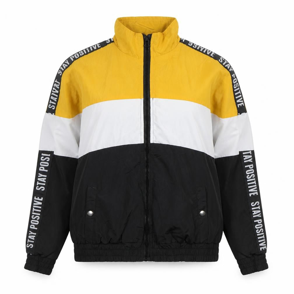 Front view of New Look Women's Multicoloured Windbreaker Jacket, size L