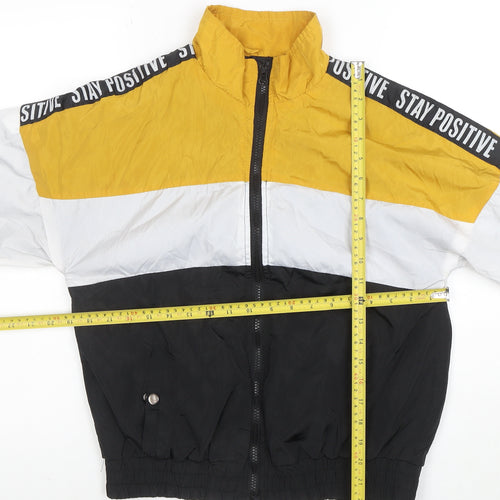 New Look Women's Multicoloured Windbreaker Jacket Size L