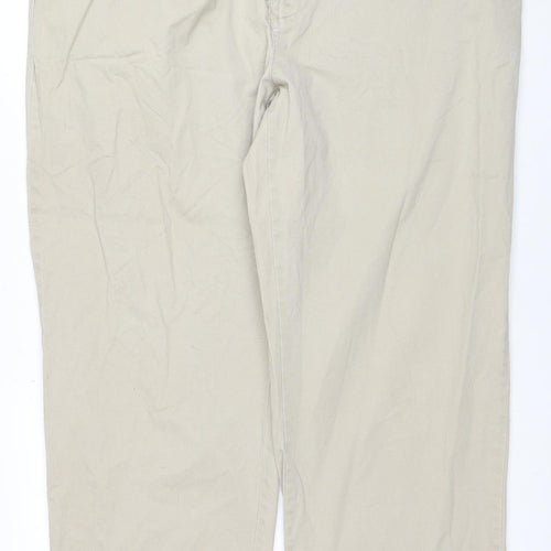 Tommy Hilfiger Men's Beige Chino Trousers 42x32 Regular Fit