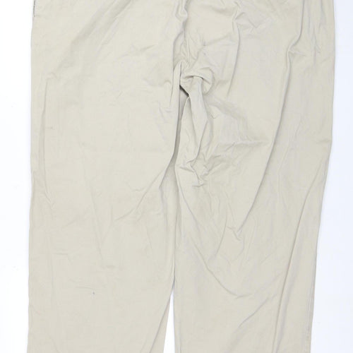 Tommy Hilfiger Men's Beige Chino Trousers 42x32 Regular Fit