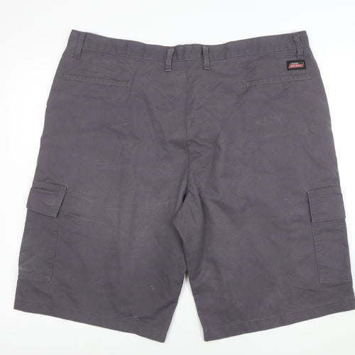 Dickies Men's Grey Cargo Work Shorts Size L Regular Fit
