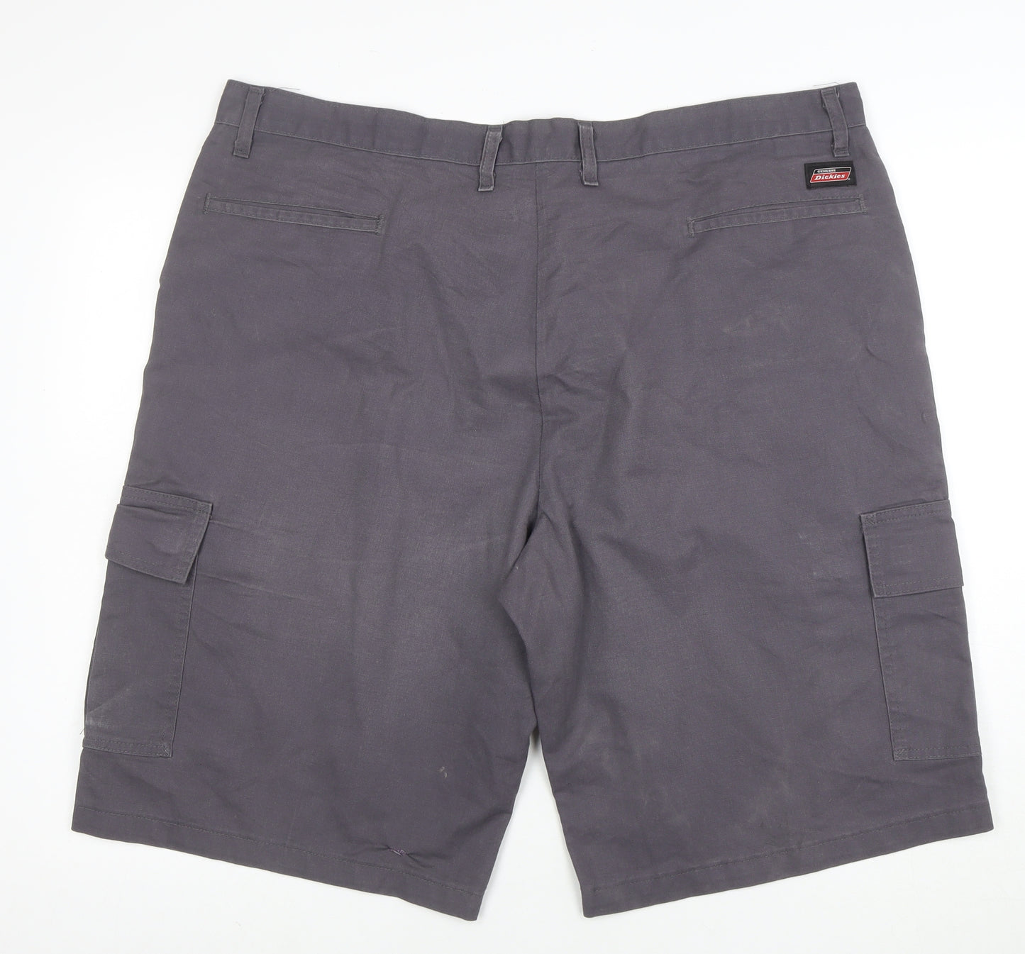 Dickies Men's Grey Cargo Work Shorts Size L Regular Fit