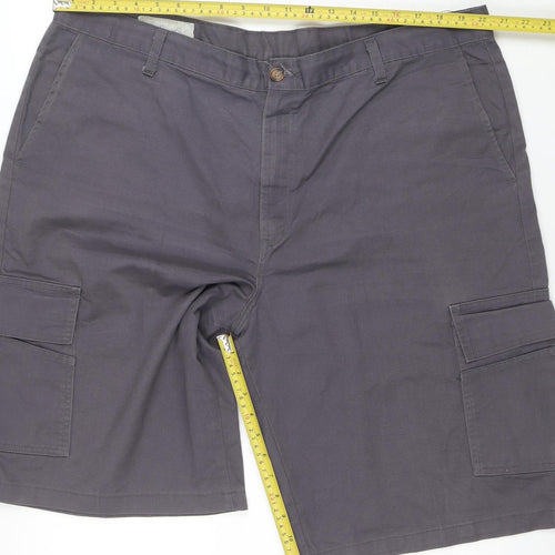 Dickies Men's Grey Cargo Work Shorts Size L Regular Fit