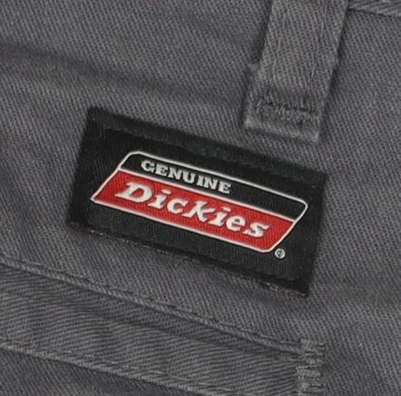 Dickies Men's Grey Cargo Work Shorts Size L Regular Fit