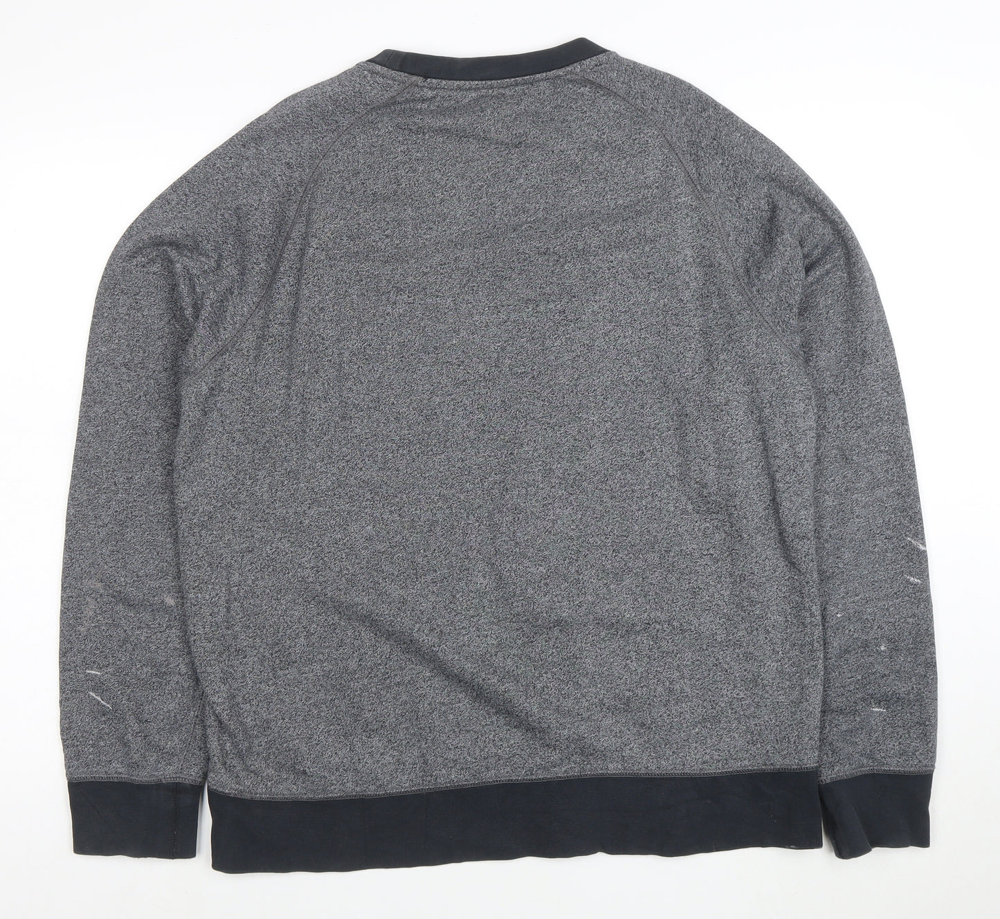 Nike Men's Grey Crew Neck Long Sleeve Sports Sweatshirt L
