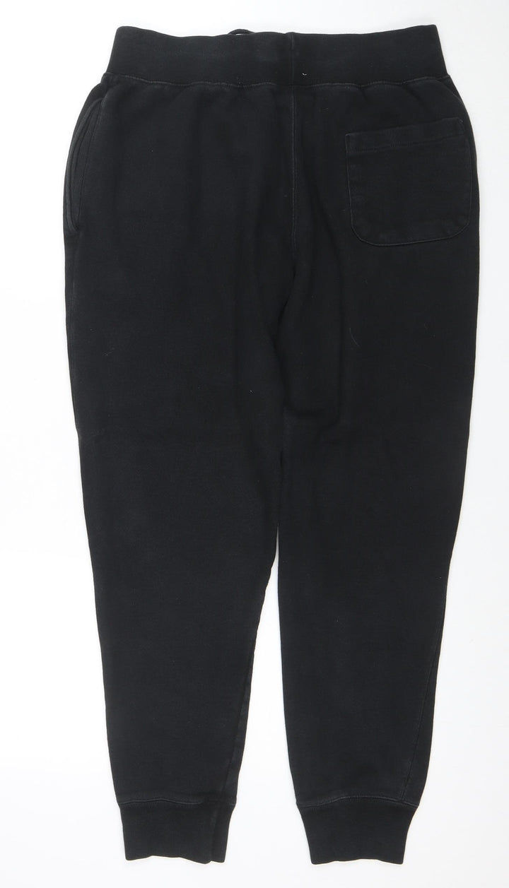 Champion Reverse Weave Mens Black Large Sweatpants Fleece Joggers