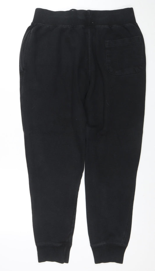 Champion Reverse Weave Mens Black Large Sweatpants Fleece Joggers