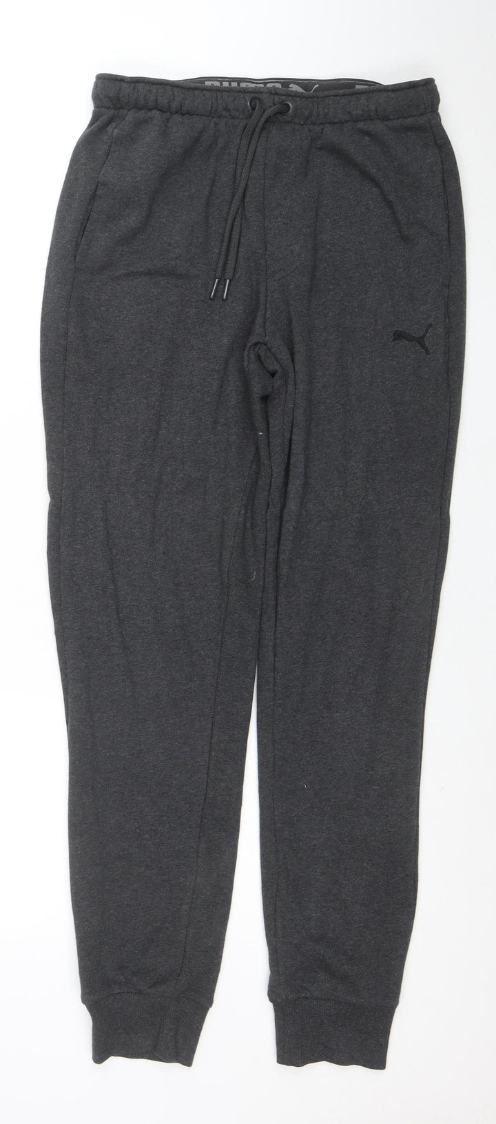 Puma Men Grey Jogger Sweatpants M Regular Fit Activewear