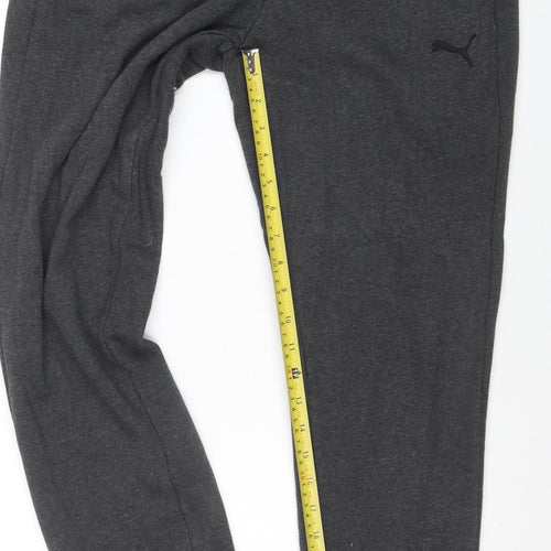 Puma Men Grey Jogger Sweatpants M Regular Fit Activewear