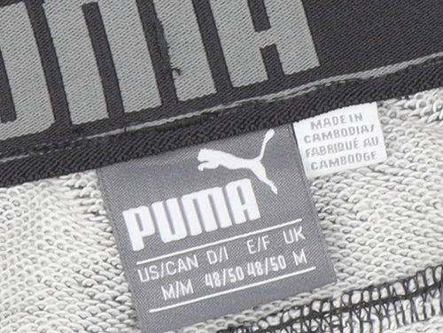 Puma Men Grey Jogger Sweatpants M Regular Fit Activewear