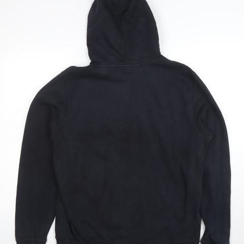 Under Armour Women Black L Pullover Hoodie Logo Design ColdGear