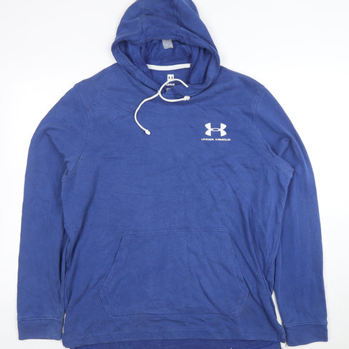 Under Armour Men's Blue Pullover Hoodie Size L Regular Fit