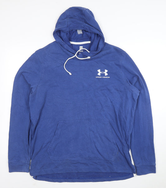 Under Armour Men's Blue Pullover Hoodie Size L Regular Fit