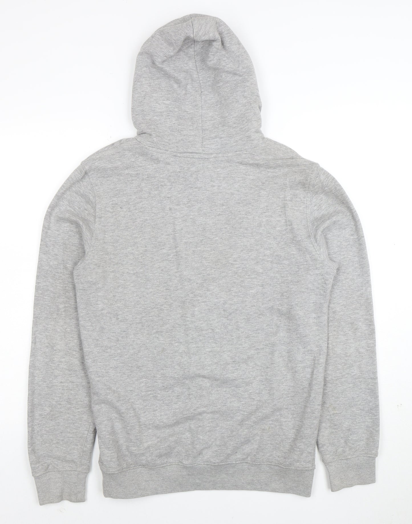 Champion Men's Grey Pullover Hoodie L Logo Graphic Sweatshirt