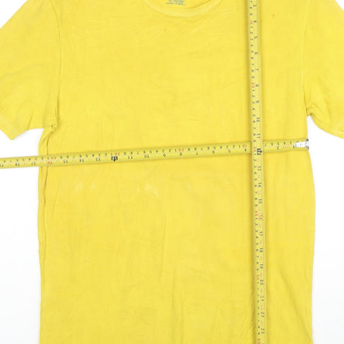 Polo Ralph Lauren Men's Yellow Slim Fit Stretch Cotton Crew T-Shirt L