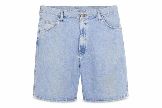Wrangler Men Blue Denim Chino Shorts Size 40 Regular Fit