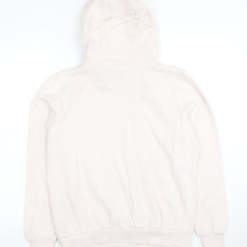 Disney Mickey Mouse Women's Beige Hoodie S Love Always Wins Graphic