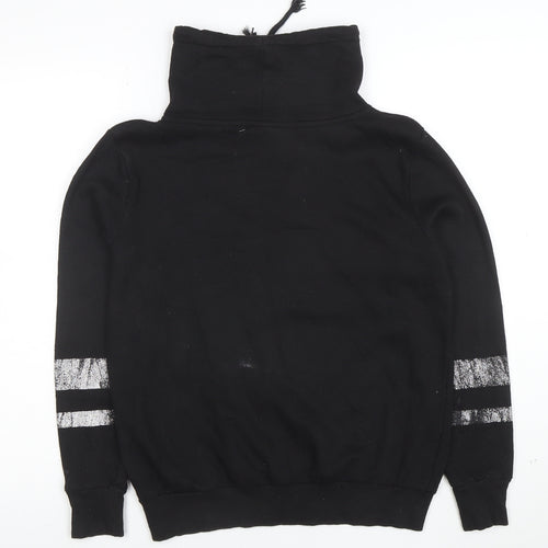 Disney Women’s Black Mickey Graphic Pullover Sweatshirt Size 8