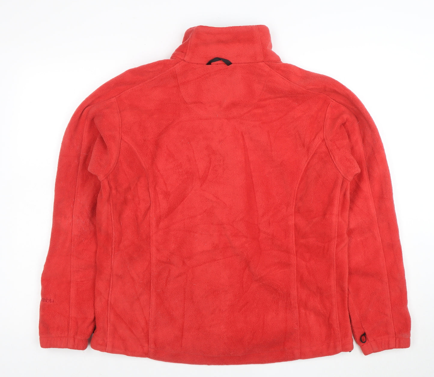 Columbia Women's Red Fleece Full Zip Jacket L Regular