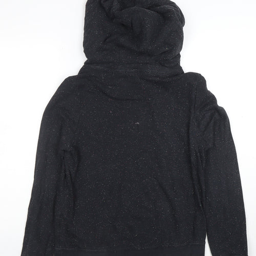 Nike Boys Black Speckled Pullover Hoodie Size S Cotton Blend