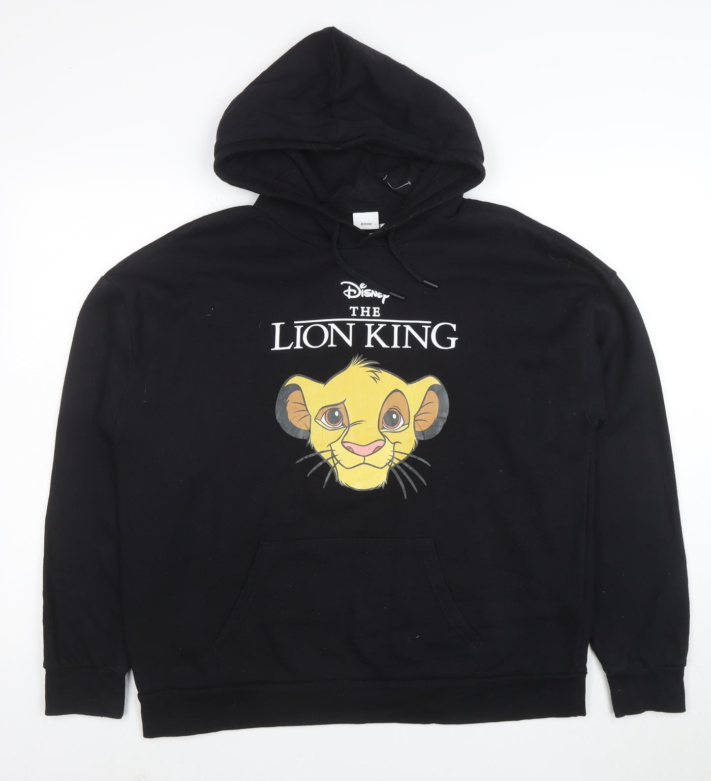Disney The Lion King Black Hoodie Women M Pullover Cotton Blend