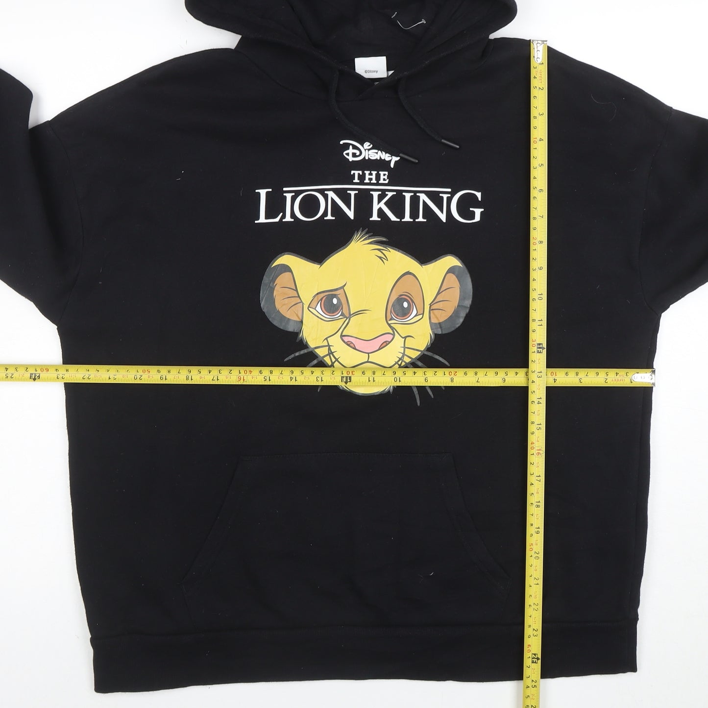 Disney The Lion King Black Hoodie Women M Pullover Cotton Blend