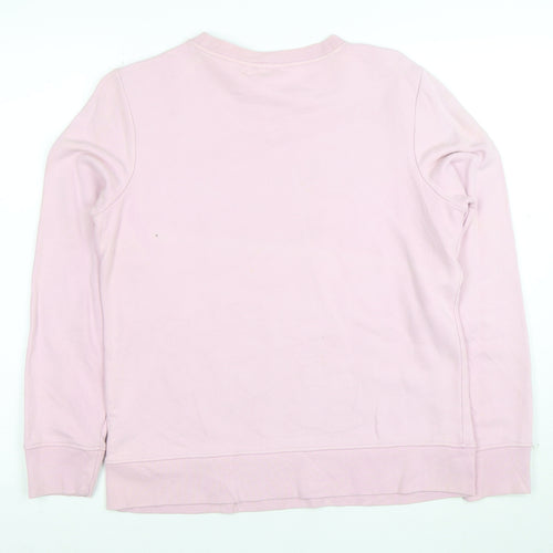 Tommy Hilfiger Women Pink Crew Neck Pullover Sweatshirt Size S
