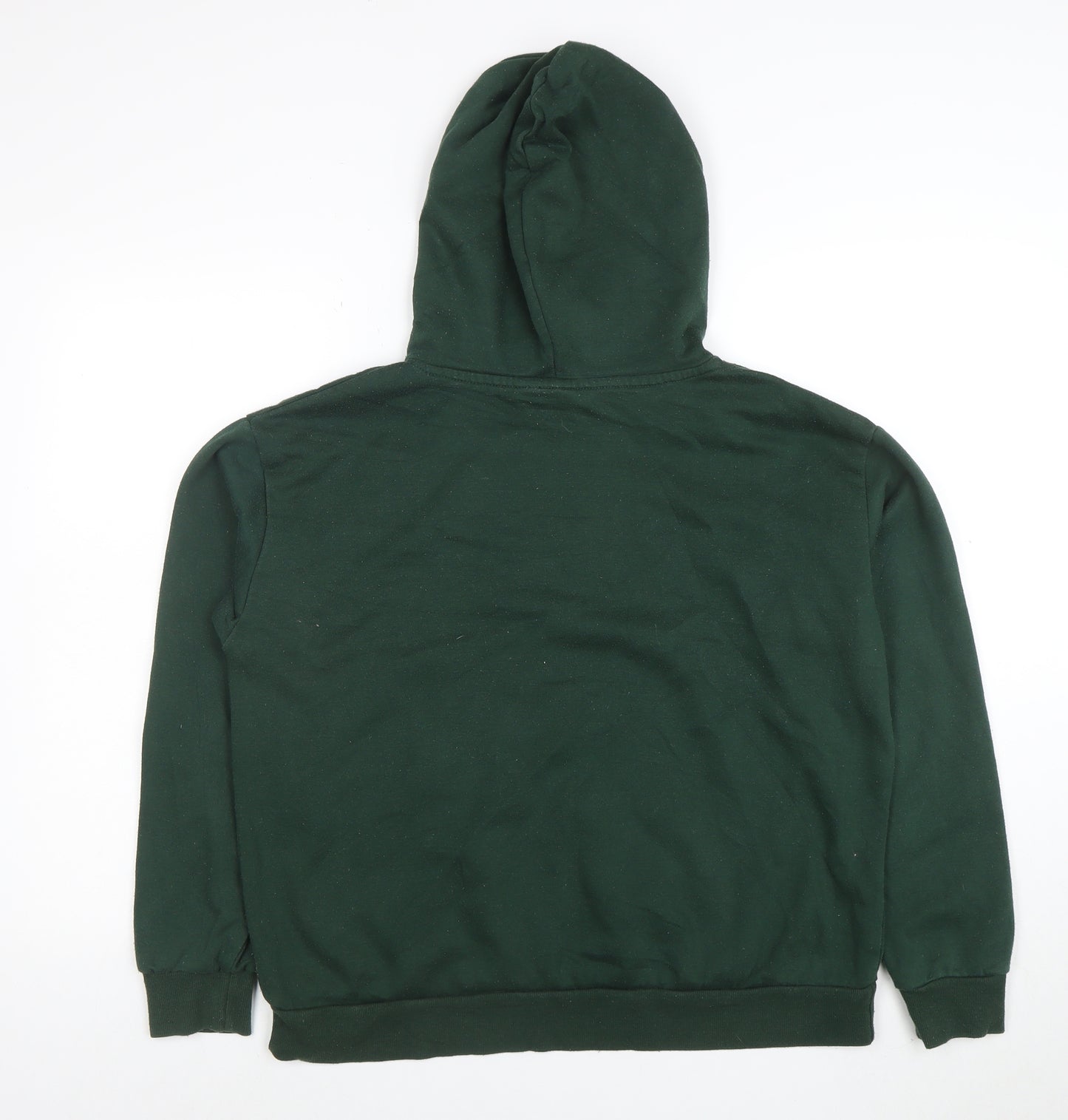 Disney Women’s Green Pullover Hoodie Size 12/14 Medium Cotton Blend