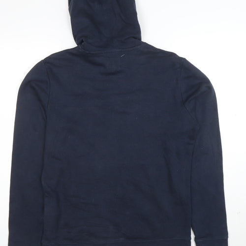 Champion Men’s Blue Small Pullover Hoodie Embroidered Logo